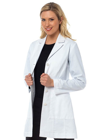 9644 TAILORED MID LENGTH LAB COAT